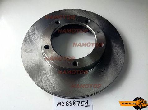 Тормозной диск MMC CANTER, RC-31B, BD6308, 9524, MC838751 FE568, FE50E (шпилек 5 шт) ZUIKO, BOSCH